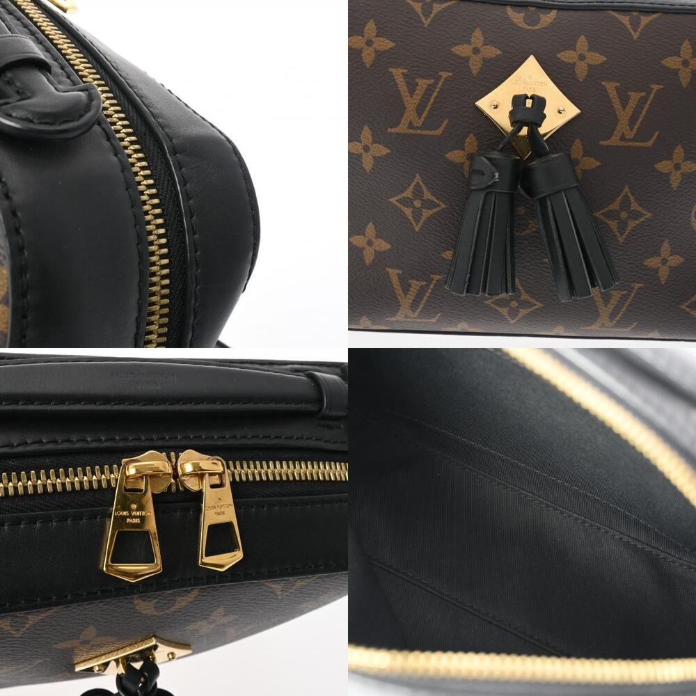 Louis Vuitton Saintonge Black Noir Canvas Monogram Shoulder Bag - Picture 11 of 11
